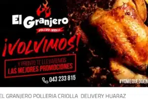 El Granjero Polleria Criolla – Delivery Huaraz