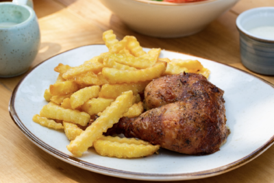 pollito con papas