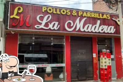 pollos y parrilas la madera