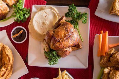 pollos y parrillas doraditos