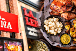 Pollos y parrillas la leña