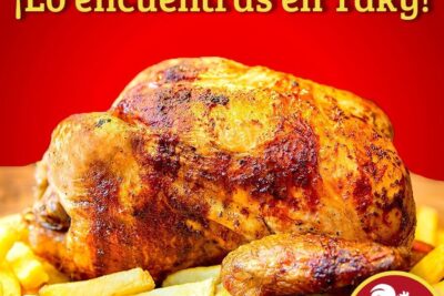 taky pollos a la lena